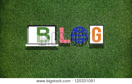 Blog Blogging Social Media Networking Online Concept