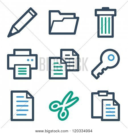Document web icons