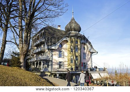 Bern, The Building Towering Over Gurten Park