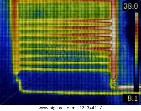 Thermal Image of Heating Element
