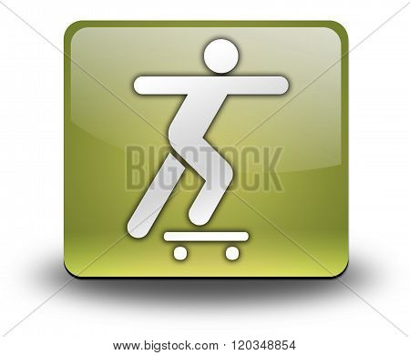Icon, Button, Pictogram Skateboarding