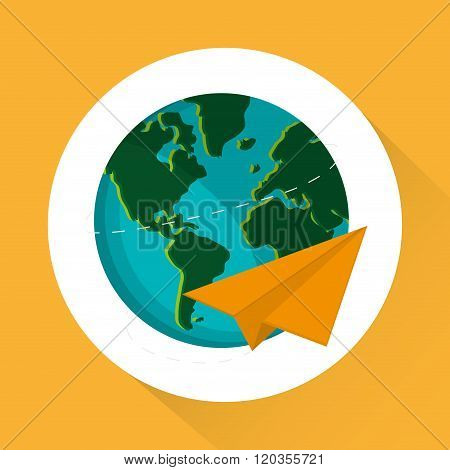 paperplane icon design