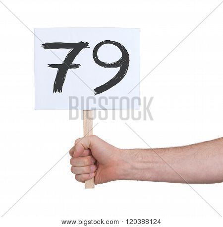 Sign With A Number, 79