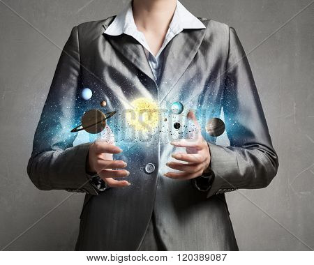 Solar sytem and planets of universe