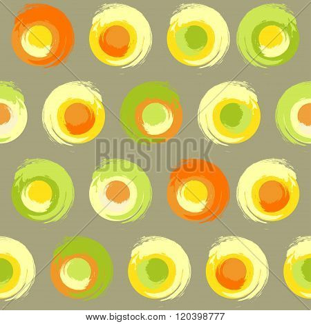 Grunge Multicoloured Circles