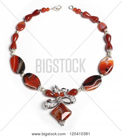 Necklace Made Of Semi-precious Gems