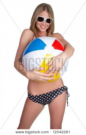 Bikini Beach Ball Girl