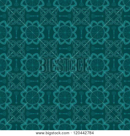 Abstract Seamless Pattern. Vintage Ornament Pattern. Ethnic decorative elements for print and cloth