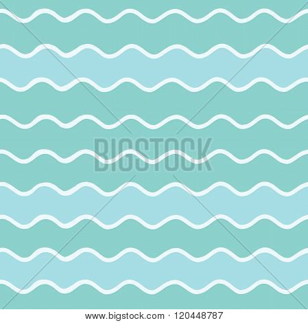 Seamless pattern of waves