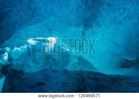 Ice Cave In The Vatnajokull Glacier Icelandan