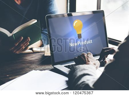 New Product Launch Marketing Commercial Innovation Concept
