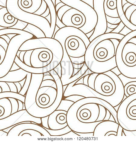 Doodle Abstract Pattern.