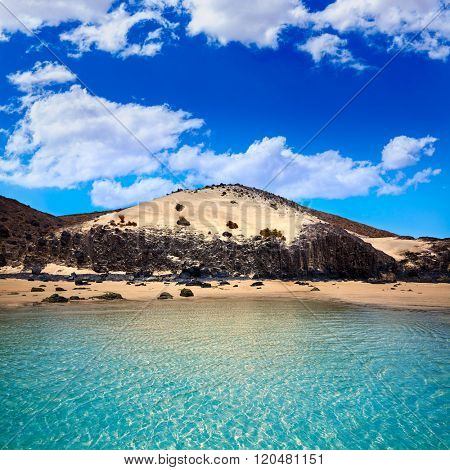 Jandia beach Mal Nombre Fuerteventura at Canary Islands of Spain