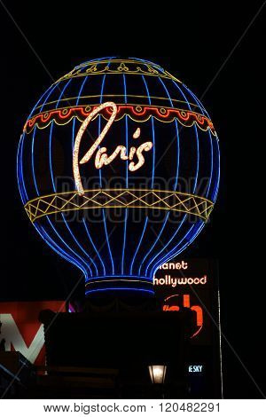 Montgolfier Balloon Paris Las Vegas
