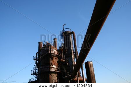 Pipe und ehemaliger Gaswerke
