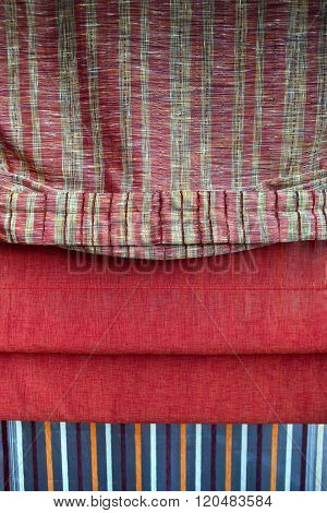 Various Red Sunblinds
