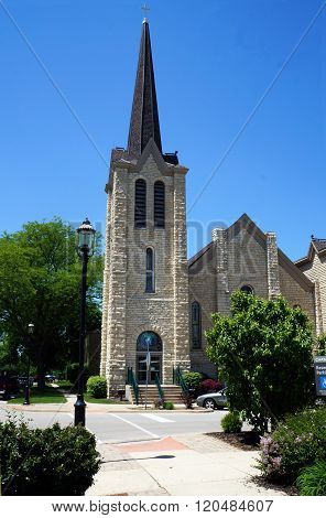 Tower of the Plainfield United Methodist Church