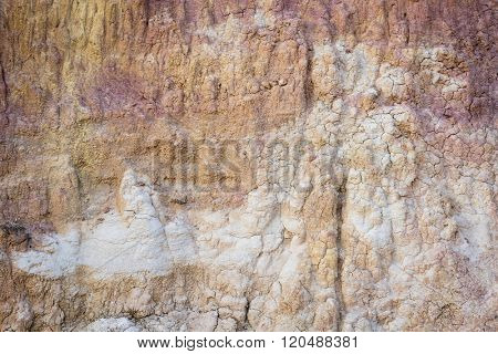 colorful forms of clay erosion at Paint Mine Interpretive Park A t Calhan bear Colorado Springs, Colorado