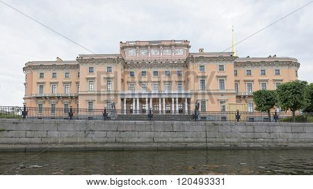 Mikhailovsky Castle In St. Petersburg, The Palace Of Emperor Paul 1