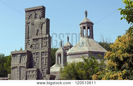 Khachkars,cross Stones Of Echmiadzin Monastery