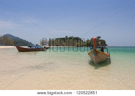 Traditional Thai Longtail Boat