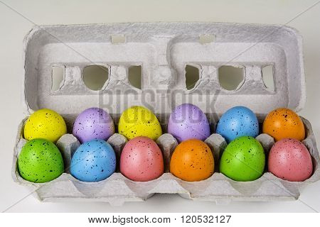 colored easter eggs