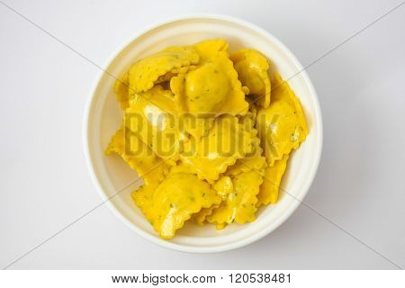 Agnolotti Into The Pot