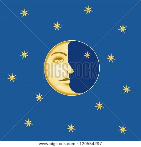 Moon Illustration