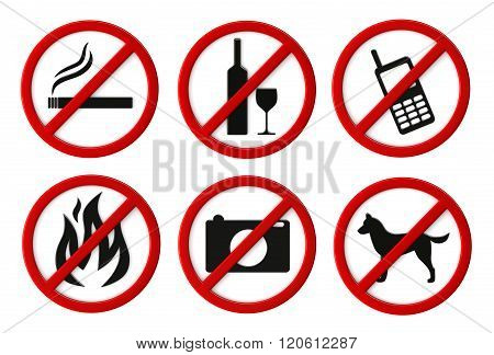 Prohibition Signs