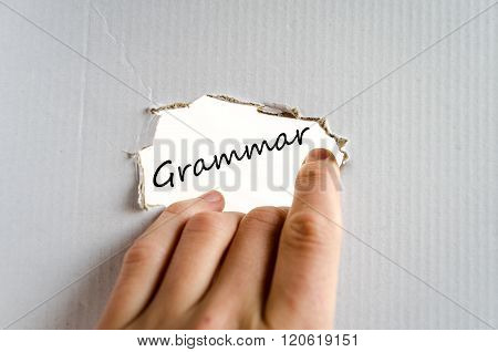 Grammar Text Concept