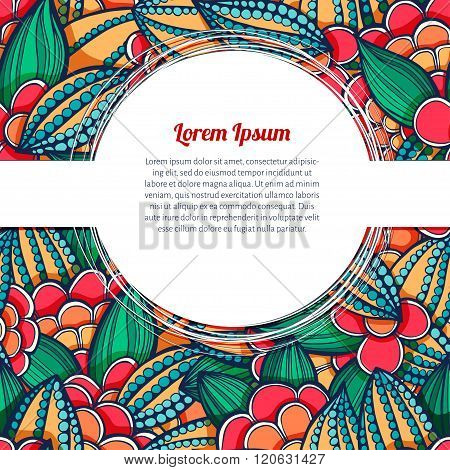 seamless lacy pattern with  frame for photos