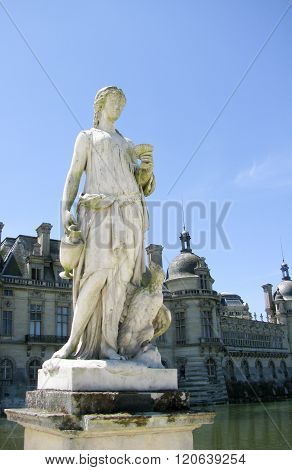 French Style Statue Of A Woman