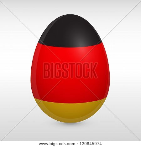 Easter Egg Germany Flag