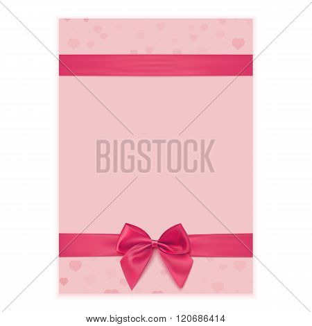 Greeting card template.