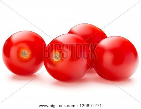 fresh cherry tomato isolated on white background cutout