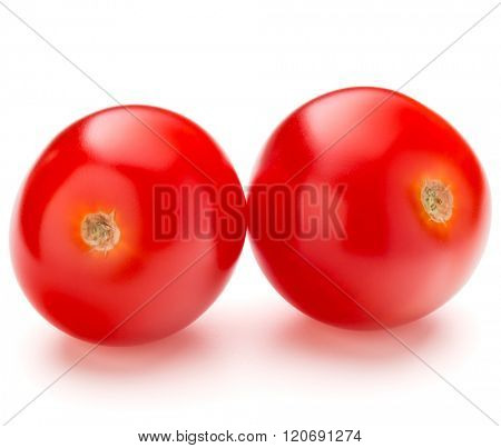 fresh cherry tomato isolated on white background cutout