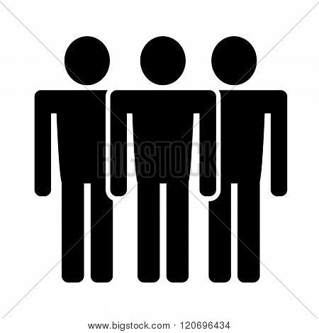 an iamages of Population People Icon Illustration design