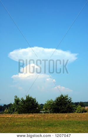 Nube In una tempesta di raccolta