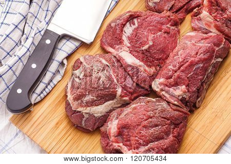 Raw Meat, Delicious Veal, Beef Cheeks