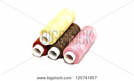 Thread Isolated On White Background