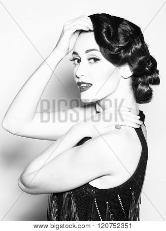 Attractive Retro Woman