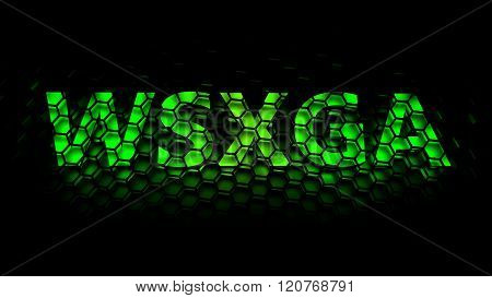 WSXGA (Widescreen Super Extended Graphics Array)  - computer generated image (3D render)