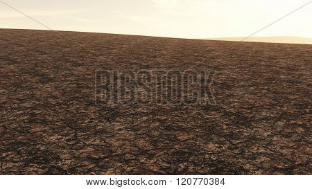 Huge Drought Plain Global Warming And Climate Change
