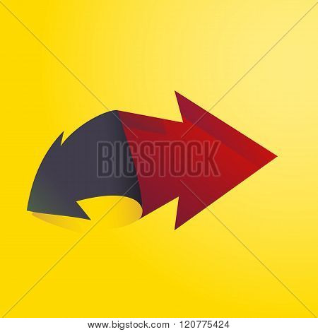 Arrow illustration 3d