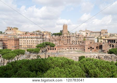 Spectacular panorama of ancient Roman empire - currently Rome Italy
** Note: Soft Focus at 100%, best at smaller sizes
