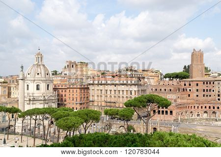 Spectacular panorama of ancient Roman empire - currently Rome Italy
** Note: Soft Focus at 100%, best at smaller sizes