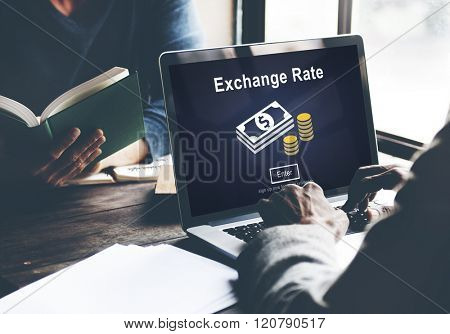 Exchange Rate Finance Trade Website Online Concept