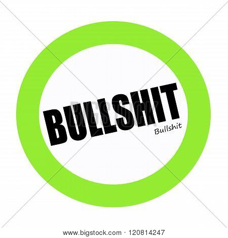 an images of BULLSHIT black stamp text on white
