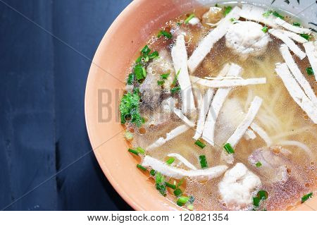 Crunchy Pork Soup