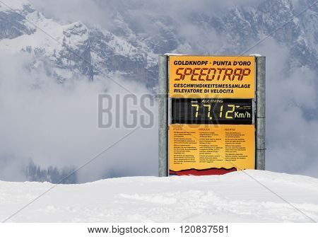The Speedtrap In The Mountains